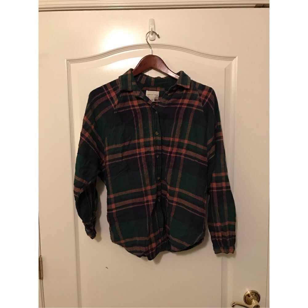 American Eagle - Flannel Button Down
